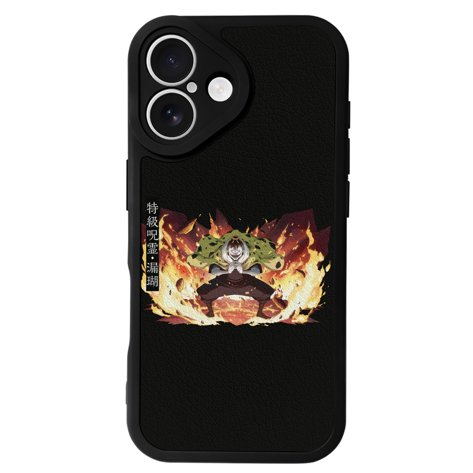 （画像用） 呪術廻戦 Jujutsu Kaisen 【iPhone 16シリーズ対応】シリコンスマホケース（レザー調） 材質：シリコン